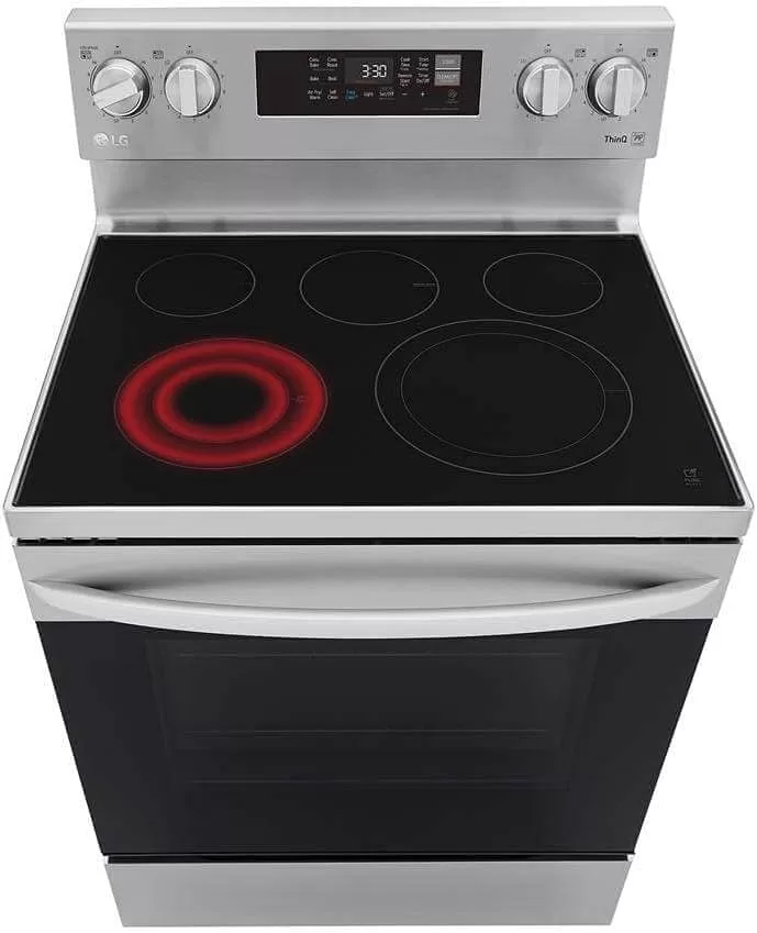 LG 6.3 Cu. Ft. Stainless Steel Smart Electric Single Oven Range With AirFry