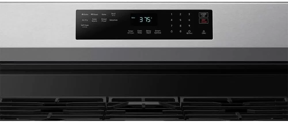 Samsung 6 Cu. Ft. Fingerprint Resistant Stainless Steel Smart Freestanding Gas Range With No-Preheat Air Fry  Convection - NX60A6511SS/AA