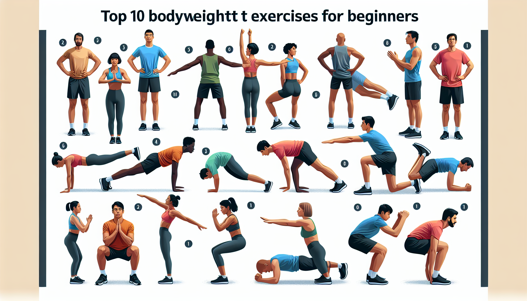 Top 10 Bodyweight Exercises For Beginners