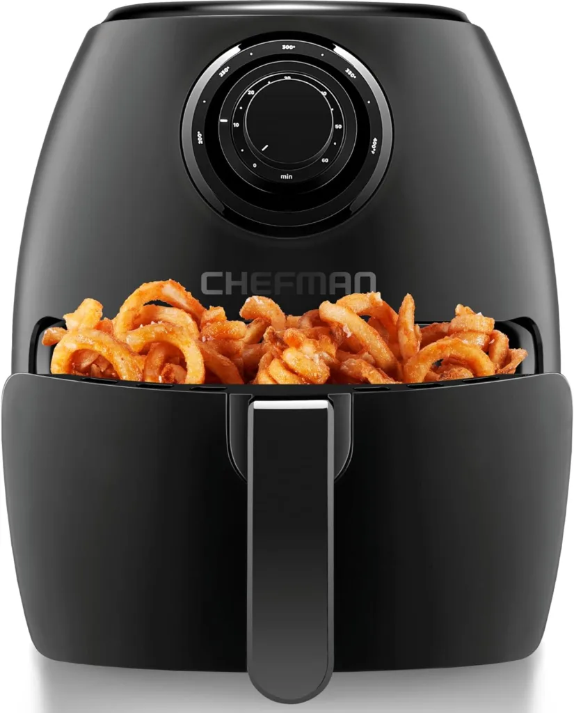 Chefman 12-Quart 6-in-1 Air Fryer Oven with Digital Timer, Touchscreen, and 12 Presets - Family Size Countertop Convection Oven, Dishwasher-Safe Parts