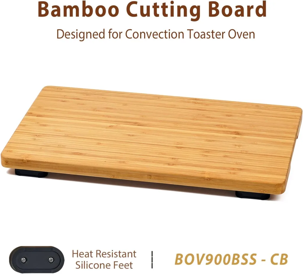 Cutting board Compatible with Breville BOV900BSS the Smart Oven Air Fryer Pro, Accessories for Countertop Convection Oven, With Heat Resistant Silicone Feet, Creates Storage Space, Protects Cabinets