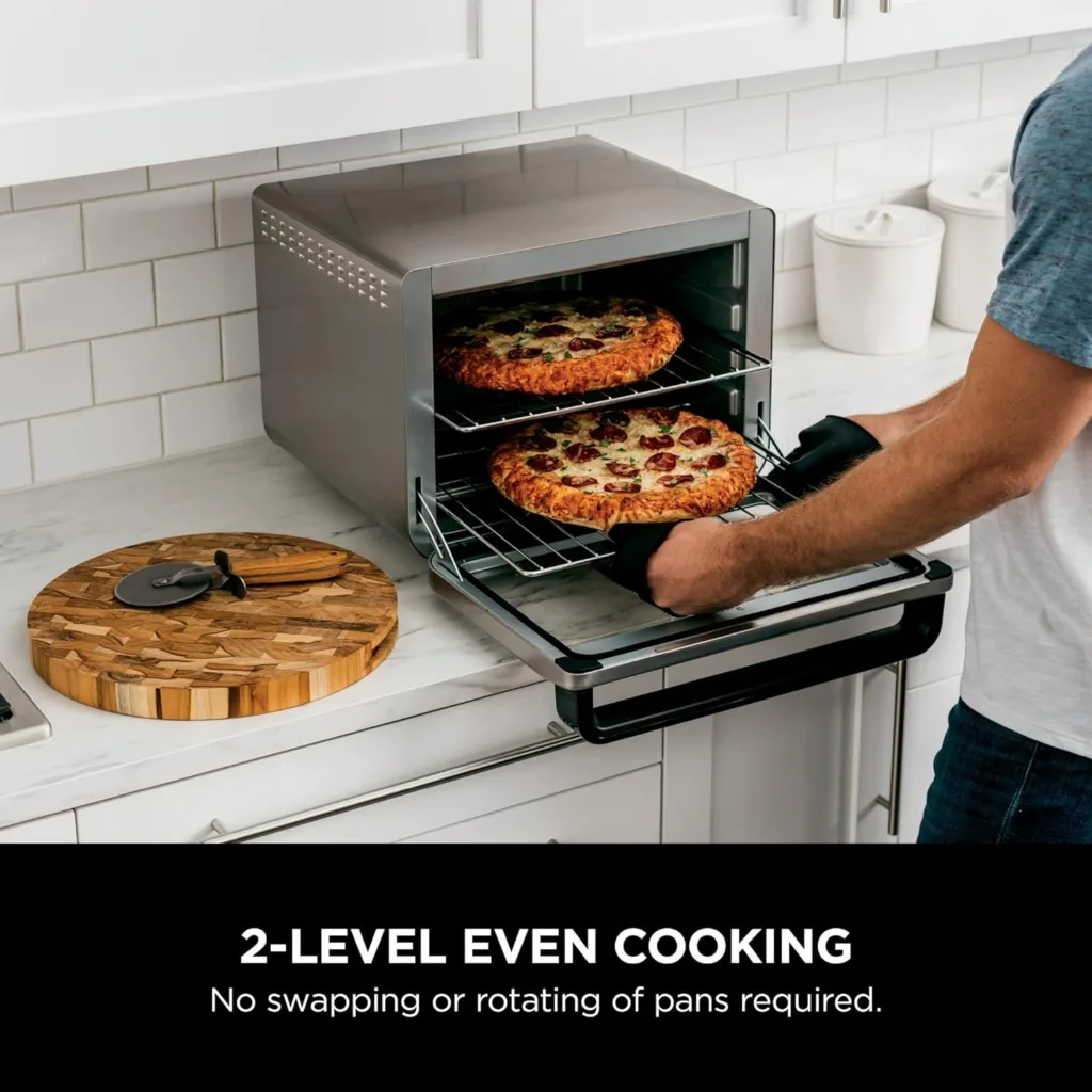 Ninja-DT200-Foodi-8-in-1-XL Pro Air Fry Oven Large Countertop Convection Oven (Renewed)