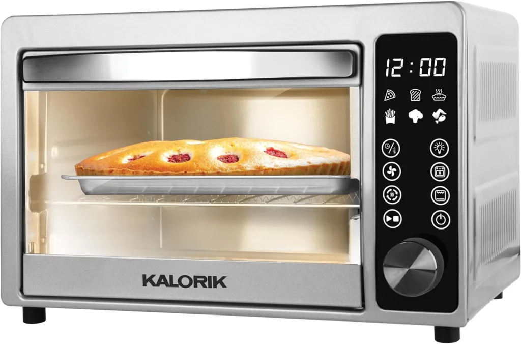 Kalorik 22 Quart Digital Air Fryer Toaster Oven, Stainless Steel (AFO 52352 SS)