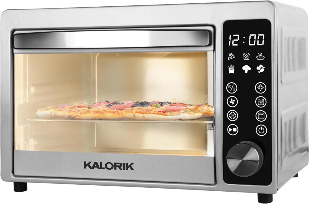 Kalorik 22 Quart Digital Air Fryer Toaster Oven, Stainless Steel (AFO 52352 SS)